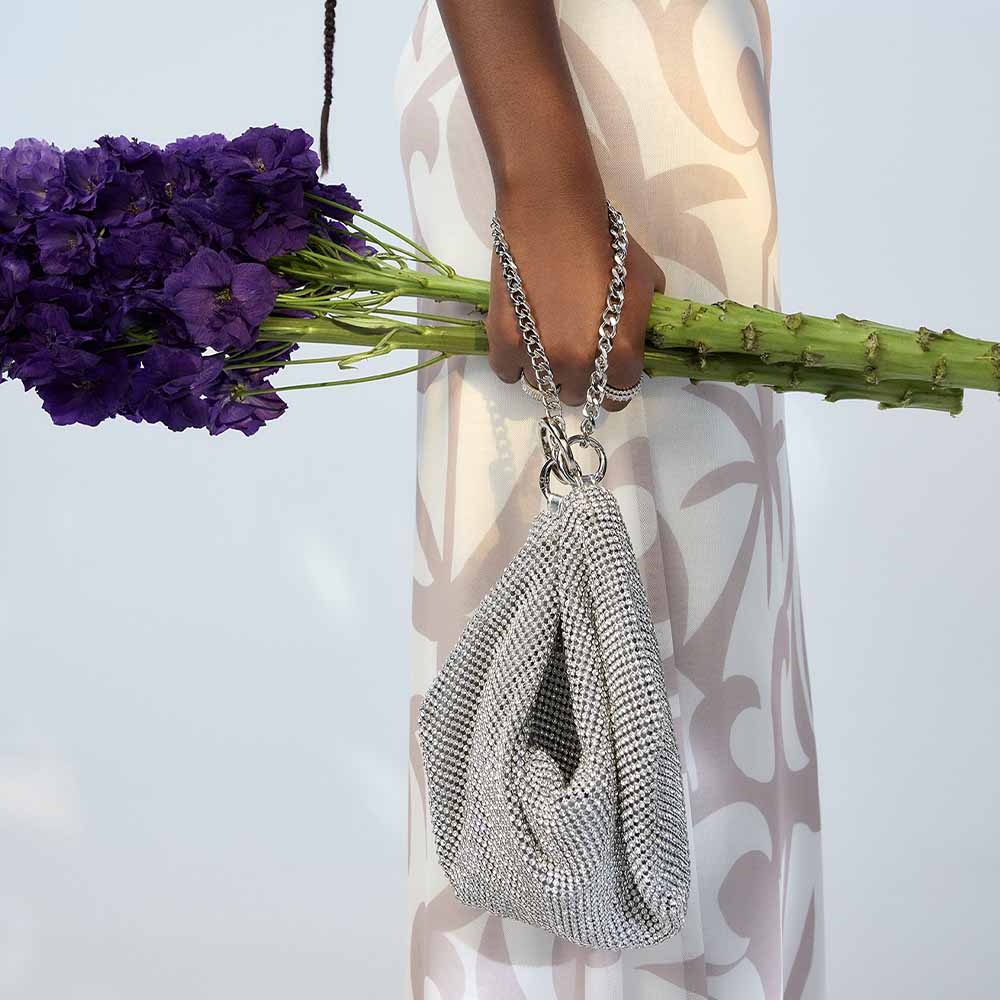 Vipready Women's Silver Shoulder Bag image number 0